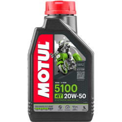 Олива MOTUL 5100 4T SAE 20W50 (1L) (837611 / 109944)