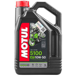 Олива MOTUL 5100 4T SAE 10W50 (4L) (836841 / 104076)	