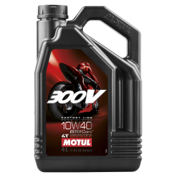 Олива MOTUL 300V 4T Factory Line Road Racing SAE 10W40 (4L) (836141 / 104121)				