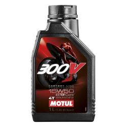 Олива MOTUL 300V 4T Factory Line Road Racing SAE 15W50 (1L) (836211 / 104125)