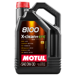 Олива MOTUL 8100 X-clean+ EFE SAE 0W30 (5L) (853951 / 111678)