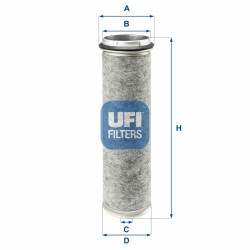 27.129.00 Фільтр повітряний внутрішній (F280200090030) UFI