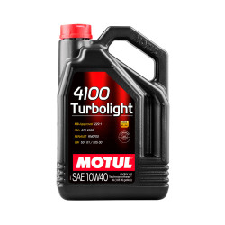 Олива MOTUL 4100 Turbolight  SAE 10W40 (4L) (387607 / 109462)