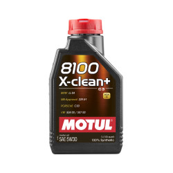 Олива MOTUL 8100 X-clean+ SAE 5W30 (1L) (854711 / 106376)