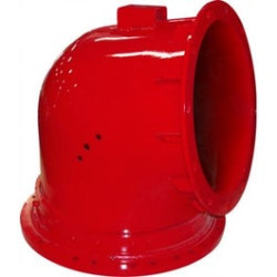 87598258 Коліно вигрузки (87598255) для комбайна CASE, Б/В