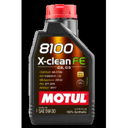 MOTUL 8100 X-clean FE SAE 5W30 12х1 L (814101 / 112771)