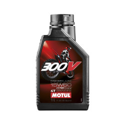 Олива MOTUL 300V 4T Factory Line Off Road SAE 15W60 (1L) (845711 / 104137)