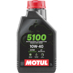 Олива MOTUL 5100 4T SAE 10W40 (1L) (836511 / 104066)