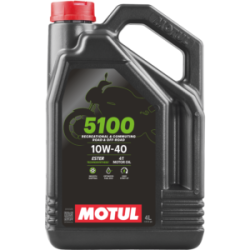 Олива MOTUL 5100 4T SAE 10W40 (4L) (836541 / 104068)
