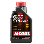 Олива MOTUL 6100 Syn-clean SAE 5W30 (1L) (814211 / 107947)