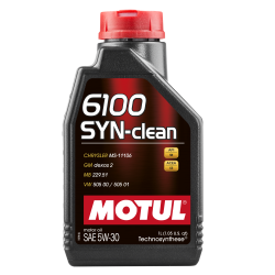 Олива MOTUL 6100 Syn-clean SAE 5W30 (1L) (814211 / 107947)