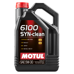 Олива MOTUL 6100 Syn-clean SAE 5W30 (5L) (814251 / 107948)
