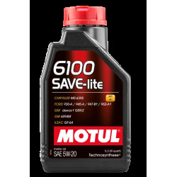 Олива MOTUL 6100 Save-lite SAE 5W20 (1L) (841311 / 108009)