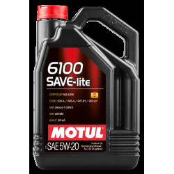 Олива MOTUL 6100 Save-lite SAE 5W20 (5L) (841351 / 108033)