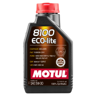 Олива MOTUL 8100 Eco-lite SAE 5W30 (1L) (839511 / 108212)