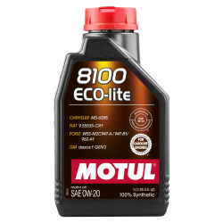 Олива MOTUL 8100 Eco-lite SAE 0W20 (1L) (841111 / 108534)