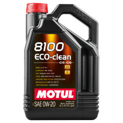 Олива MOTUL 8100 Eco-clean SAE 0W20 (5L) (868151 / 108862)
