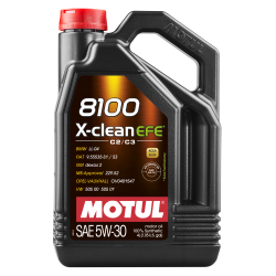 Олива MOTUL 8100 X-clean EFE SAE 5W30 (4L) (814007 / 109171)