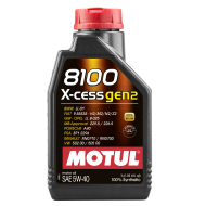 Олива MOTUL 8100 X-cess gen2 SAE 5W40 (1L) (368201 / 109774)